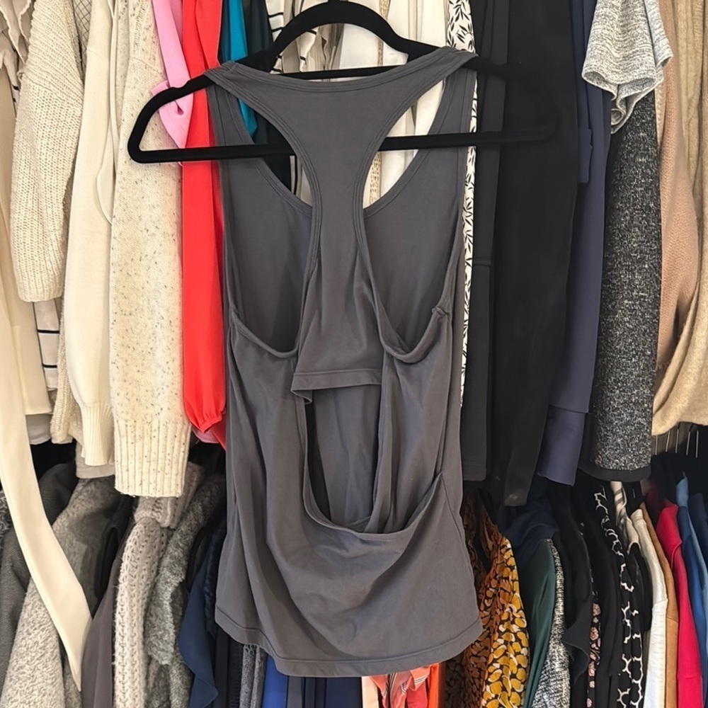 Women's Black Racerback Tank Top - Picture 6 of 6